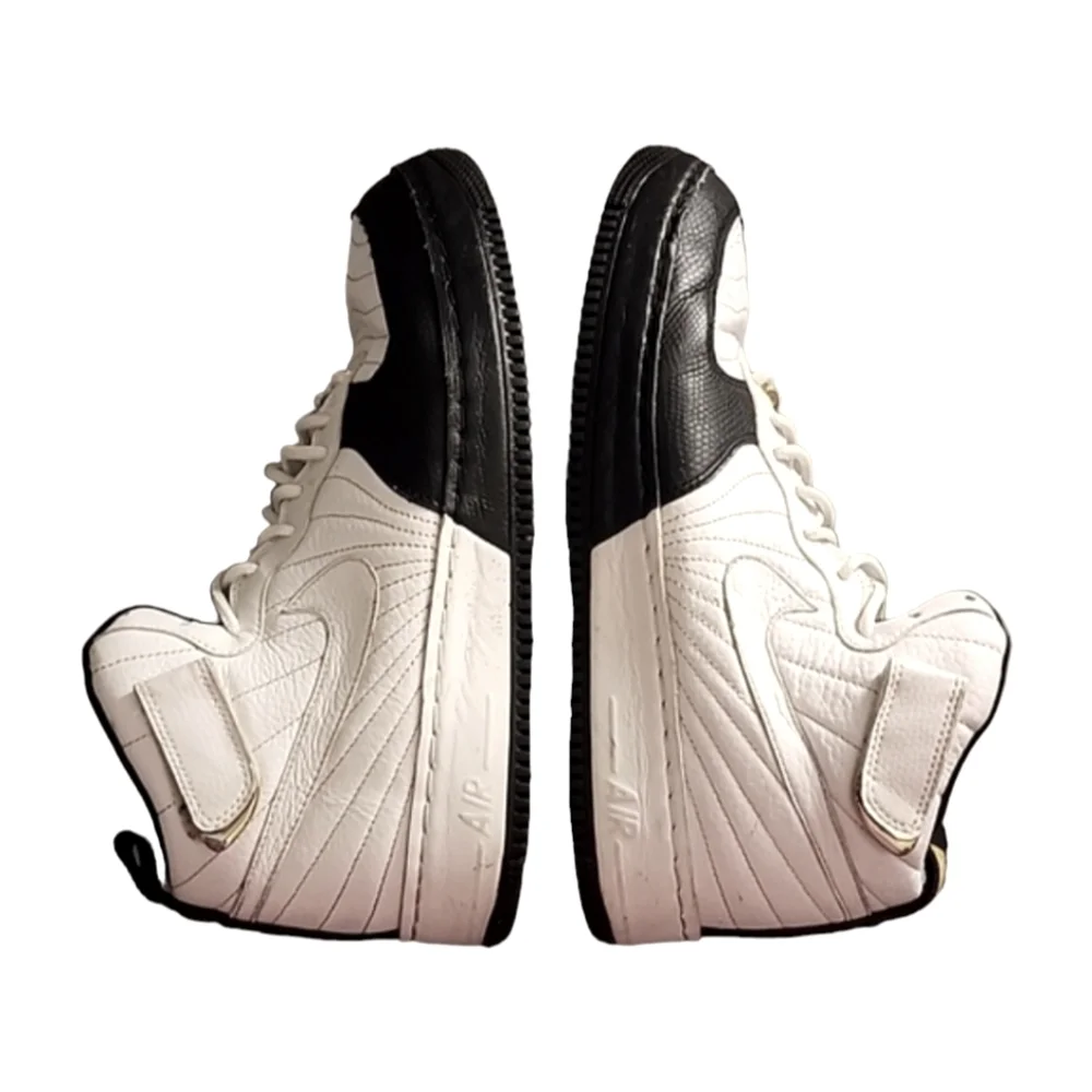 NIKE Jordan Fusion 12 AF1 Taxi Y2K VINTAGE Sneakers 10.5 White Black Hybrid